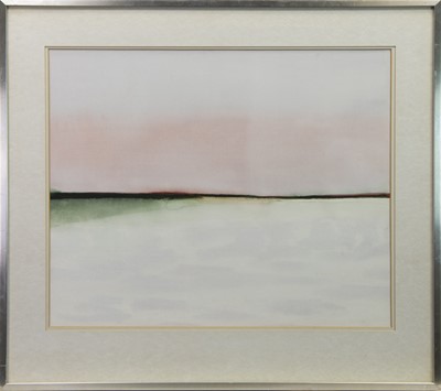 Lot 726 - COLD KINTYRE MORNING, A WATERCOLOUR BY BILL WRIGHT