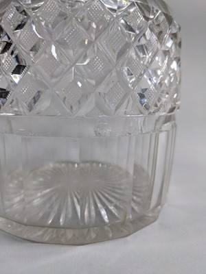 Lot 199 - A COLLECTION OF THREE 19TH CENTURY CUT GLASS DECANTERS
