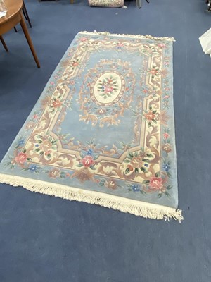 Lot 176 - A LOT OF TWO CHINESE CARPETS