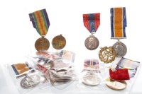 Lot 1137 - LOT OF ASSORTED WWI AND WWII CAMPAIGN MEDALS...