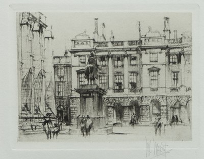 Lot 162 - THE SQUARE, AN ETCHING BY WILLIAM WALCOT