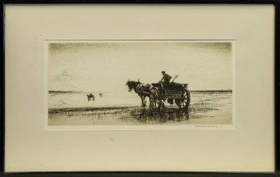 Lot 163 - ON THE JOB, AN ETCHING BY WILLIAM DOUGLAS MACLEOD