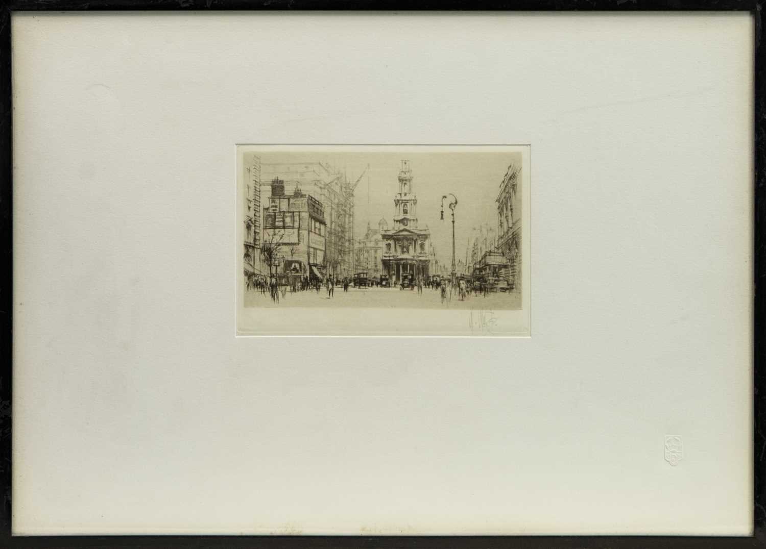 Lot 158 - THE STRAND, LONDON, AN ETCHING BY WILLIAM WALCOT