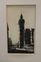 Lot 1173 - TOM MAXWELL, HIGH STREET, GLASGOW etching,...