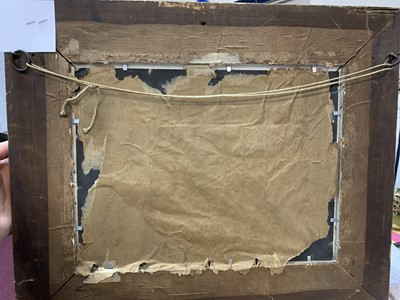 Lot 160 - SWAN POOL, AN OIL BY JAMES MILLER