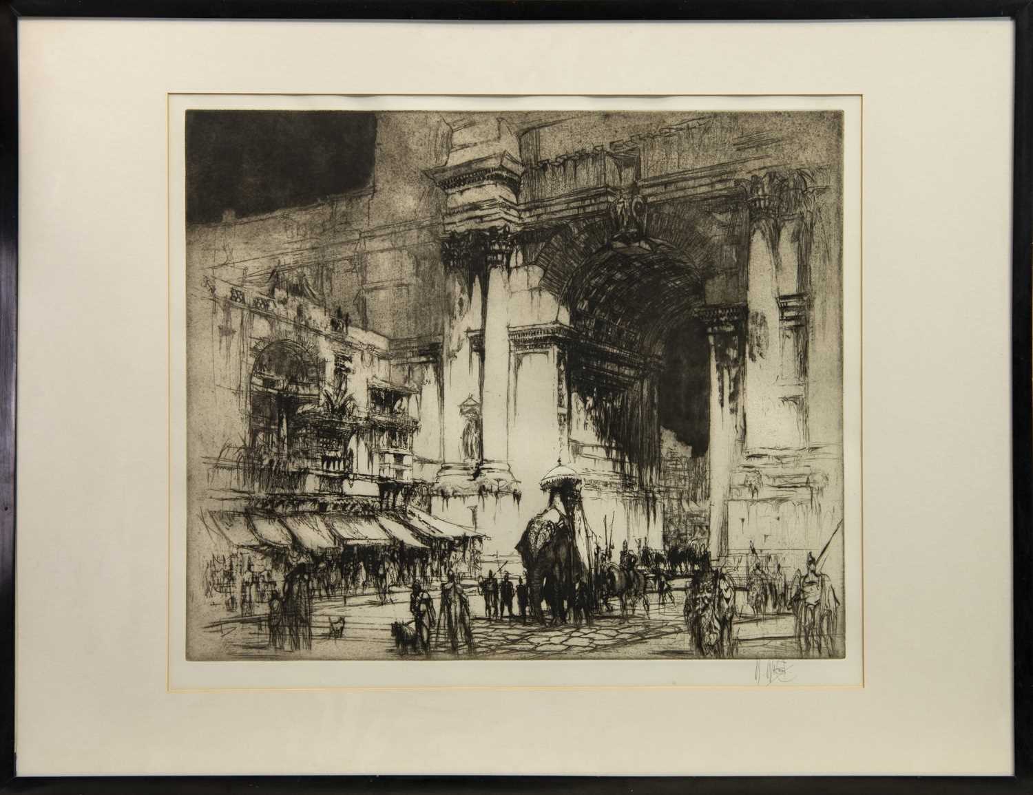 Lot 172 - ENTRY OF THE CONSUL, AN ETCHING BY WILLIAM WALCOT
