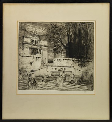 Lot 171 - THE HOUSE OF A PATRICIAN, AN ETCHING BY WILLIAM WALCOT