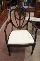 Lot 1177 - SET OF TEN MAHOGANY DINING CHAIRS OF...