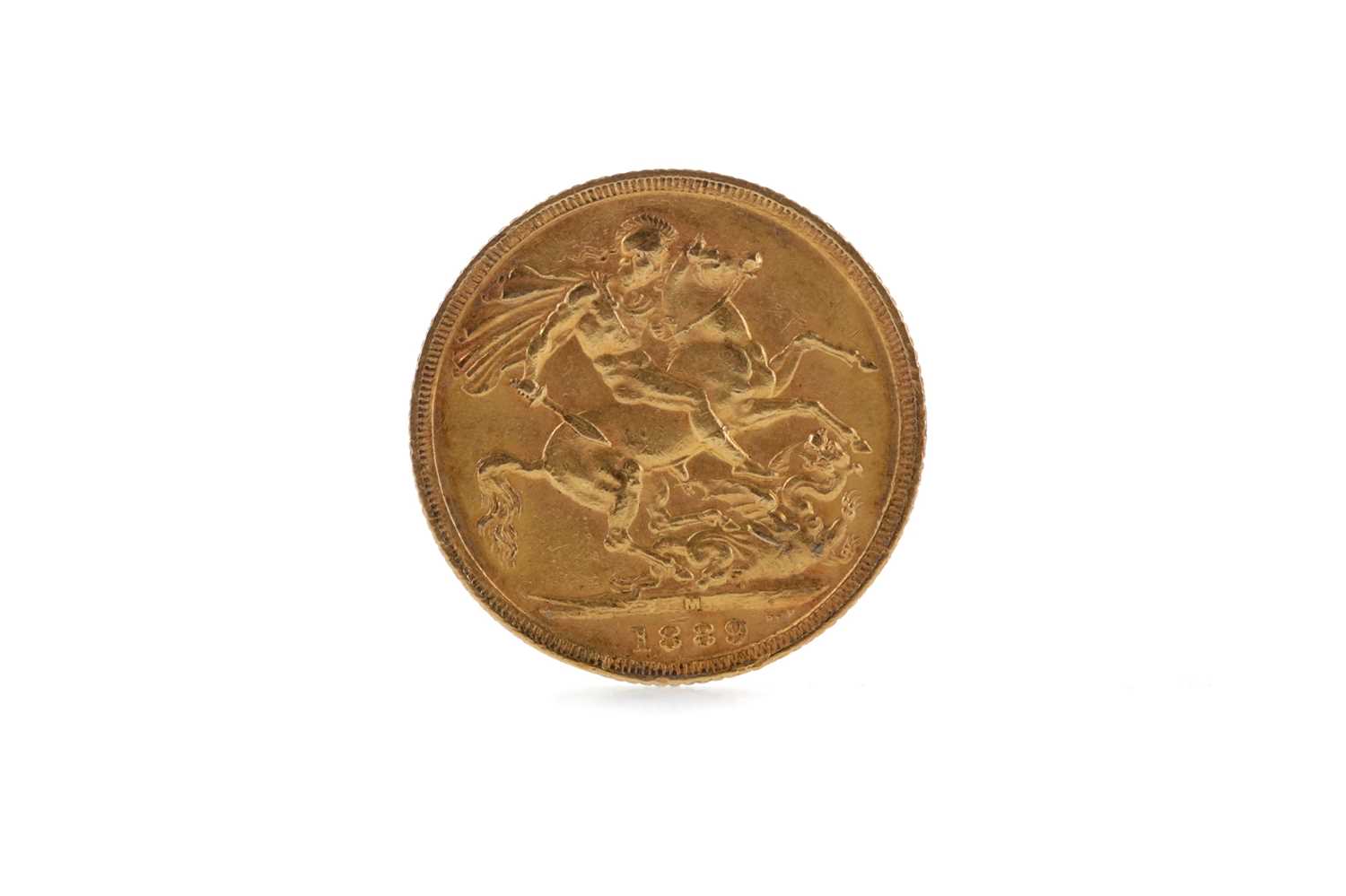 Lot 23 - A GOLD SOVEREIGN DATED 1889