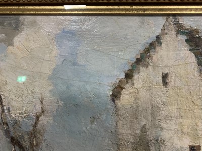 Lot 175 - THE OLD MILL, ANSTRUTHER, AN OIL BY ARTHUR MACDONALD