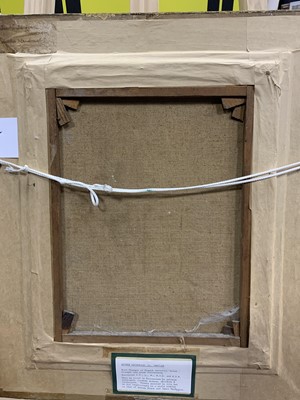 Lot 177 - THE MARKET-PLACE, PITTENWEEM, AN OIL BY ARTHUR MACDONALD