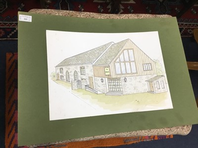 Lot 322 - A LOT OF THREE WATERCOLOURS BY ELIZABETH COWPER, ALONG WITH OTHER PICTURES