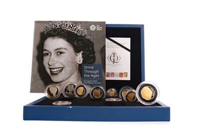 Lot 26 - THE 2012 DIAMOND JUBILEE SILVER PROOF COIN SET