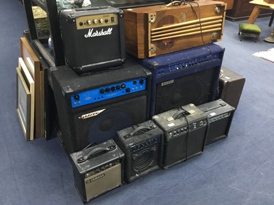 Lot 282 - A LARGE LOT OF AMPLIFIERS