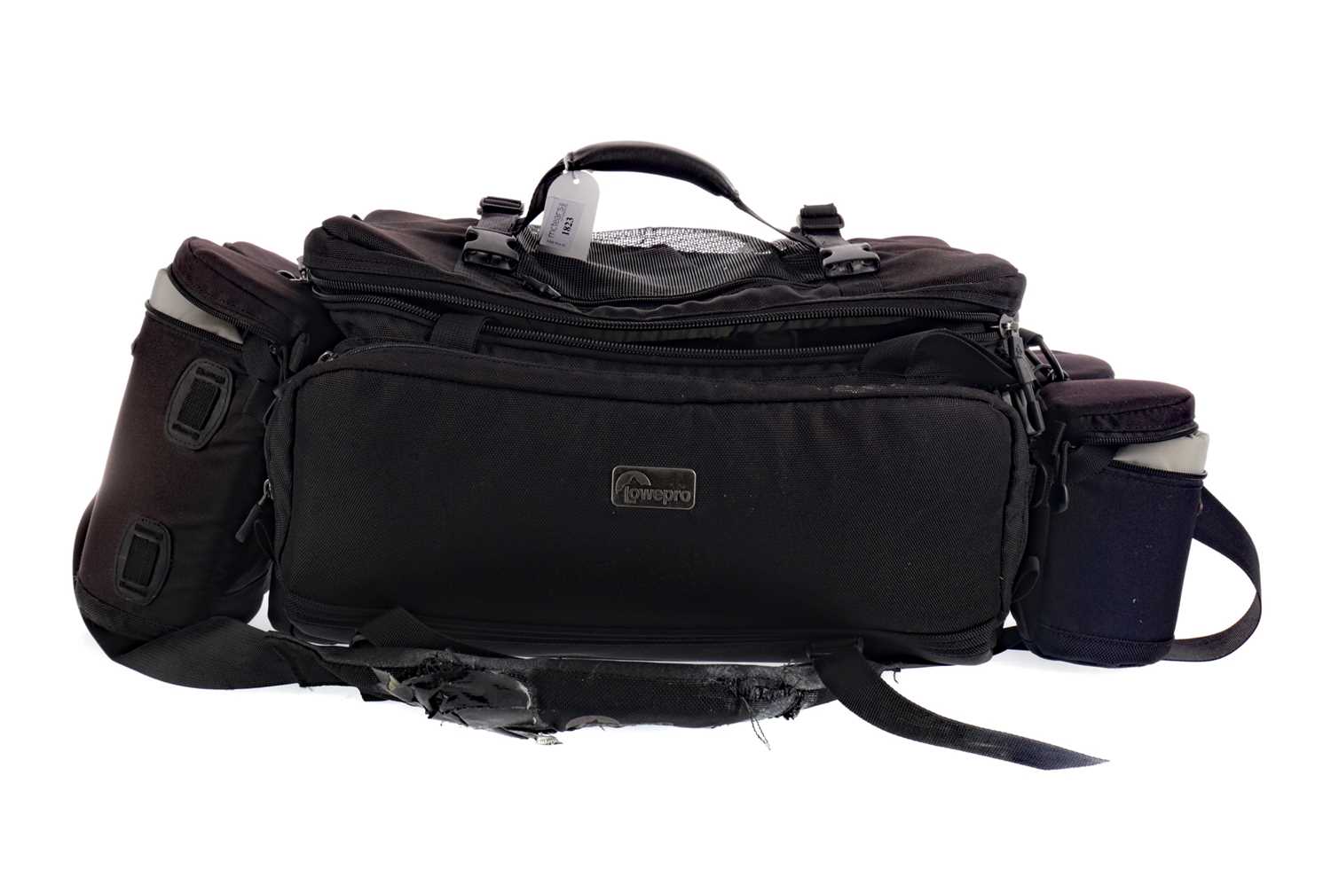 Lot 1823 - A LOT OF TWO LOWEPRO CAMERA BAGS AND OTHER ITEMS