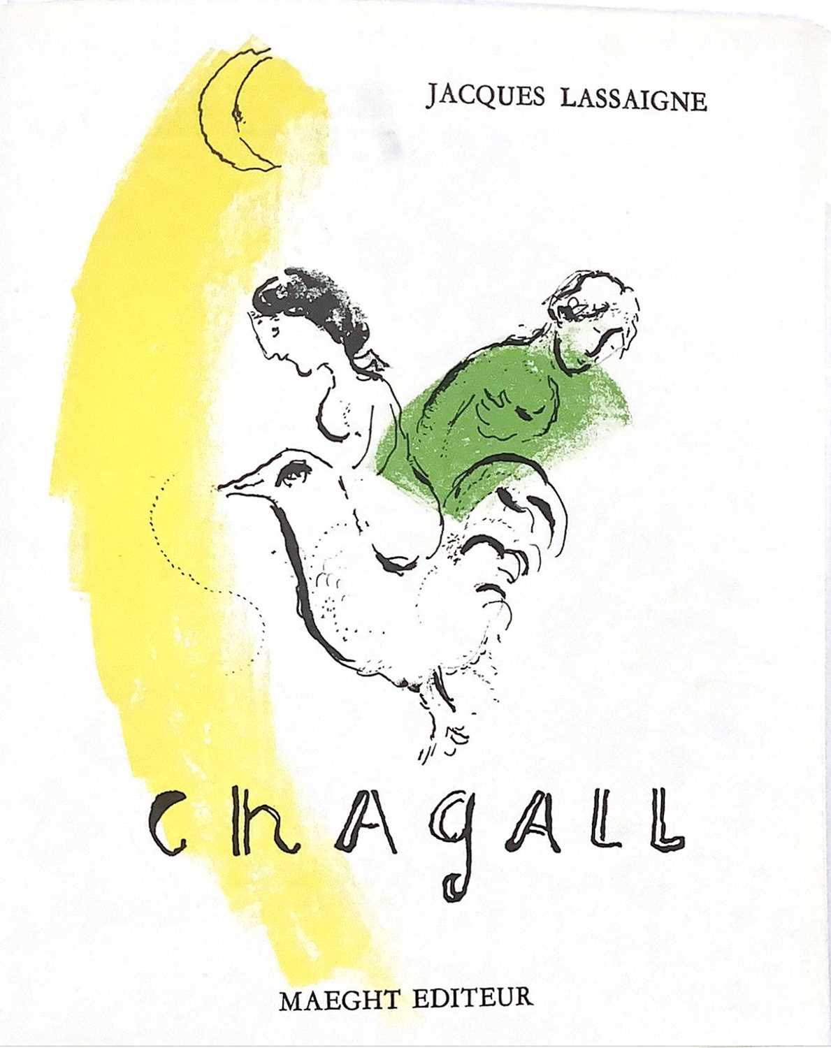 Lot 93 - CHAGALL, A BOOK BY JACQUES LASSAIGNE WITH LITHOGRAPHS BY MARC CHAGALL