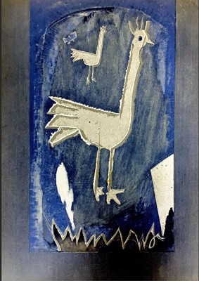 Lot 95 - AN UNTITLED LITHOGRAPH BY GEORGES BRAQUE