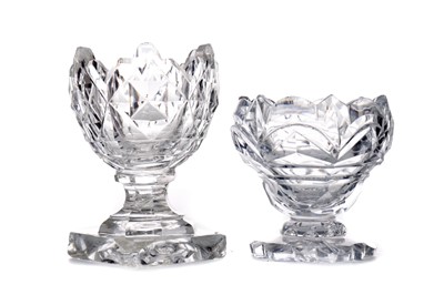Lot 264 - A REGENCY BONNET GLASS, ALONG WITH ANOTHER