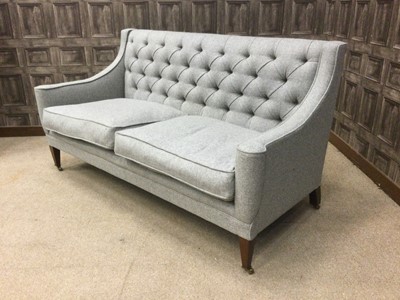 Lot 1395 - A GEORGE SMITH BUTTON BACK SETTEE