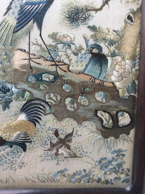 Lot 396 - A LATE 19TH CENTURY CHINESE TABLE SCREEN