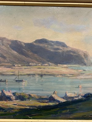 Lot 15 - OFF THE SCOTTISH COAST, AN OIL BY ROBERT FOWLER