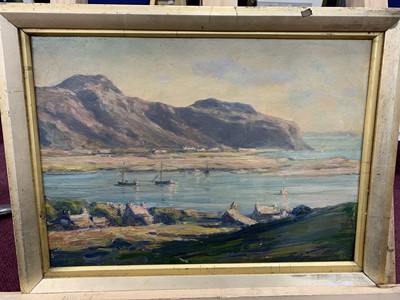 Lot 15 - OFF THE SCOTTISH COAST, AN OIL BY ROBERT FOWLER