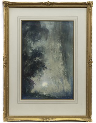 Lot 43 - THE ENCHANTED GLADE, A WATERCOLOUR BY WILLIAM MILLER
