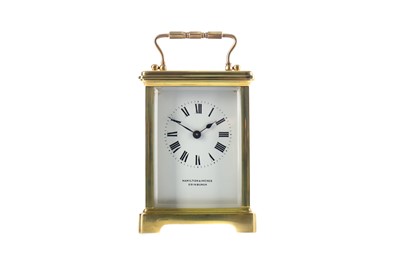 Lot 1738 - AN EARLY 20TH CENTURY CARRIAGE CLOCK