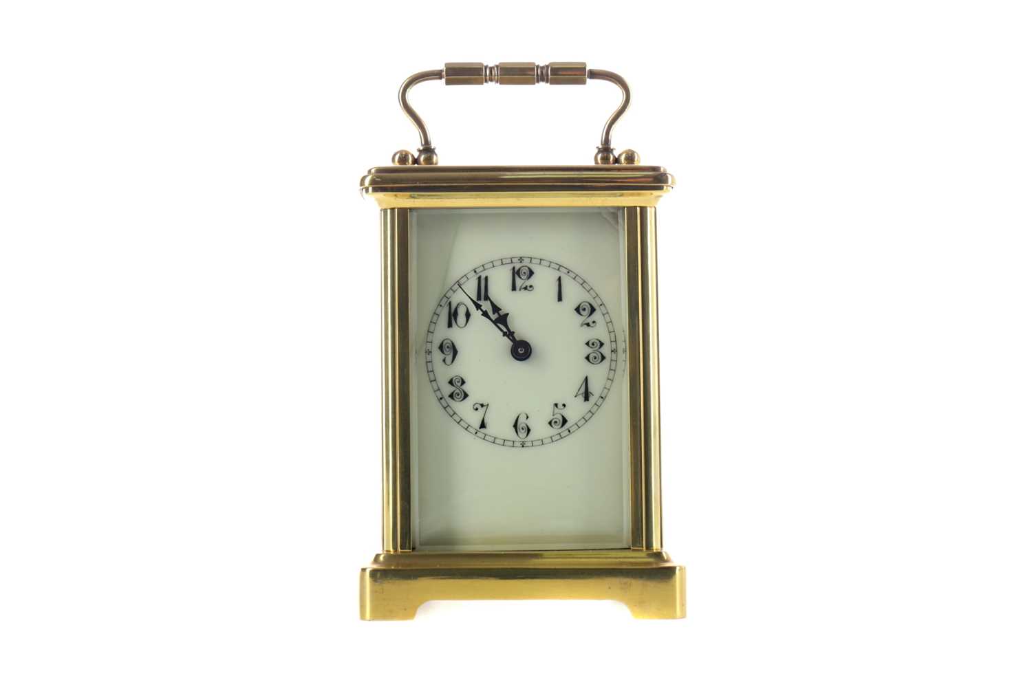 Lot 1742 - AN EARLY 20TH CENTURY CARRIAGE CLOCK