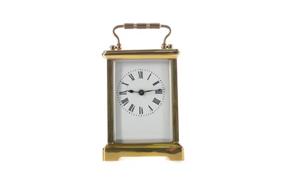 Lot 1747 - AN EARLY 20TH CENTURY CARRIAGE CLOCK