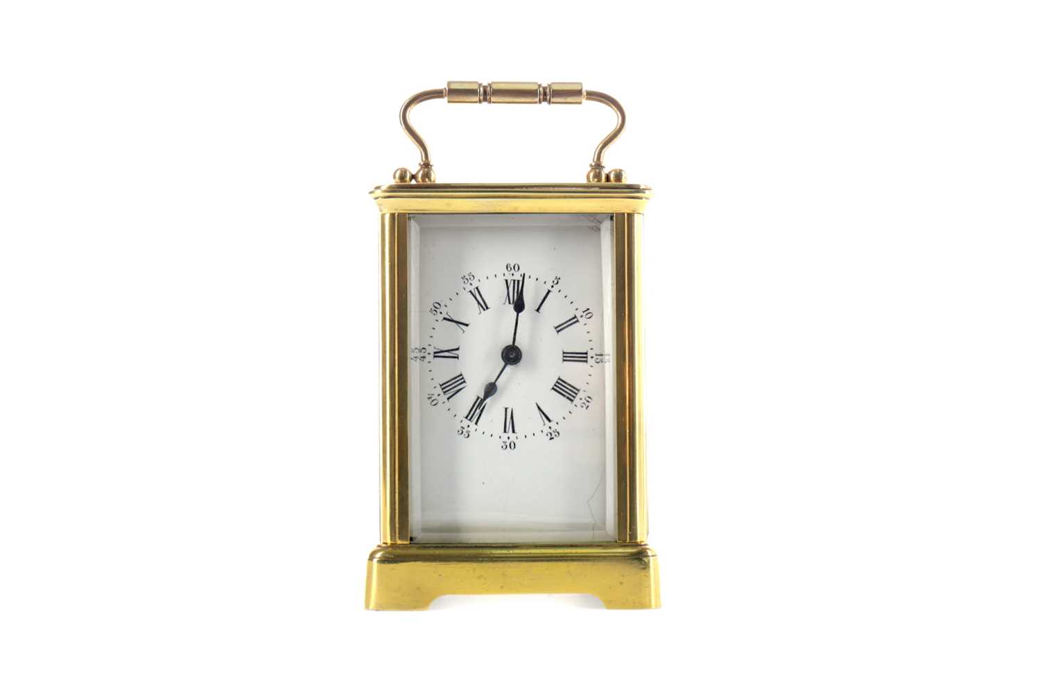 Lot 1749 - AN EARLY 20TH CENTURY CARRIAGE CLOCK
