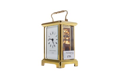 Lot 1751 - AN MID-20TH CENTURY CARRIAGE CLOCK