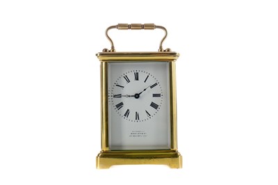 Lot 1753 - AN EARLY 20TH CENTURY CARRIAGE CLOCK