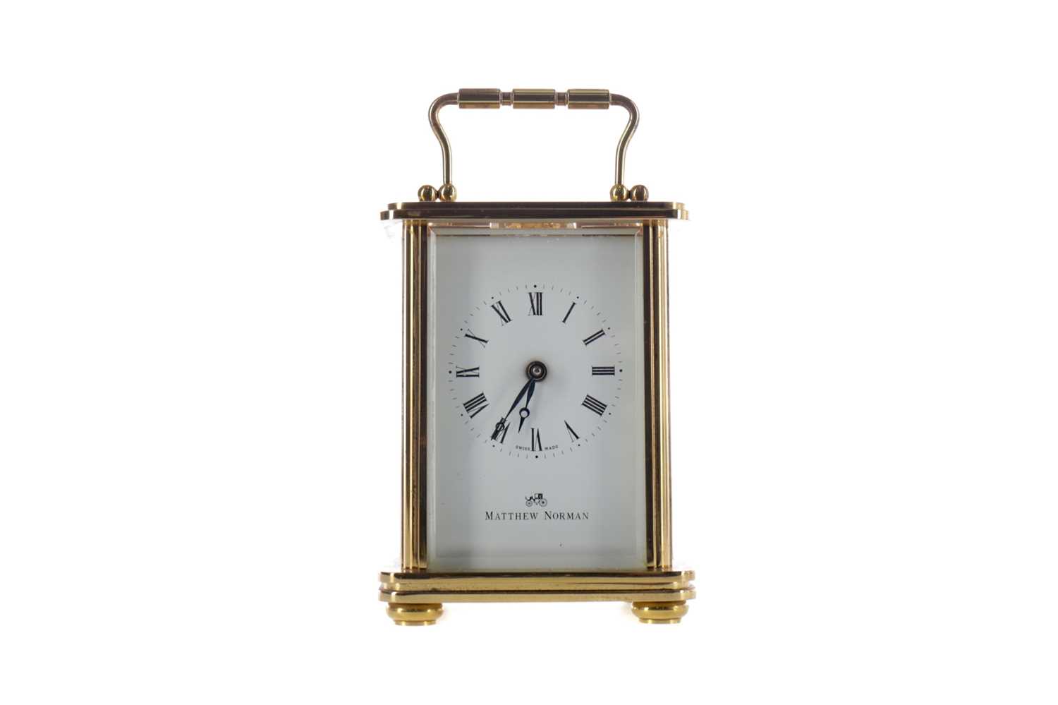 Lot 1755 - AN MID-20TH CENTURY CARRIAGE CLOCK