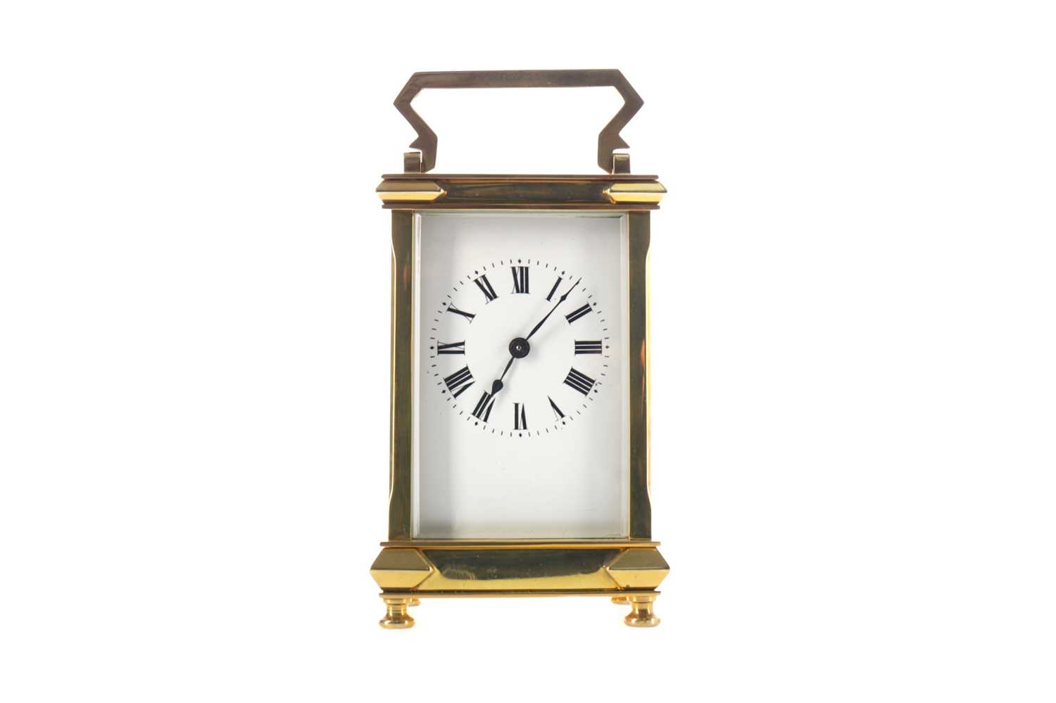 Lot 1756 - AN EARLY 20TH CENTURY CARRIAGE CLOCK