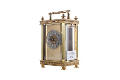 Lot 1765 - AN EARLY 20TH CENTURY CARRIAGE CLOCK