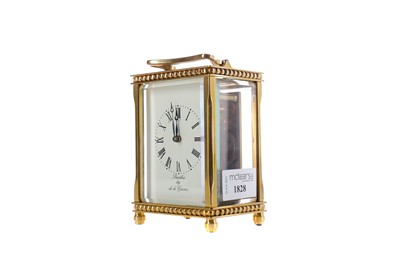 Lot 1828 - AN EARLY 20TH CENTURY CARRIAGE CLOCK