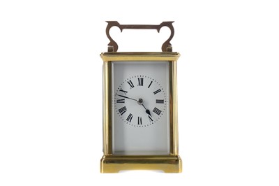 Lot 1832 - AN EARLY 20TH CENTURY CARRIAGE CLOCK