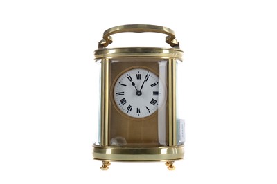 Lot 1841 - AN EARLY 20TH CENTURY CARRIAGE CLOCK