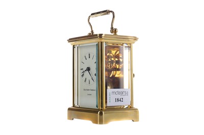 Lot 1842 - AN MID-20TH CENTURY CARRIAGE CLOCK