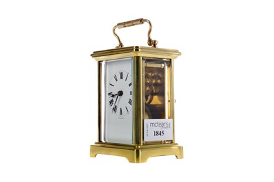 Lot 1845 - AN EARLY 20TH CENTURY CARRIAGE CLOCK