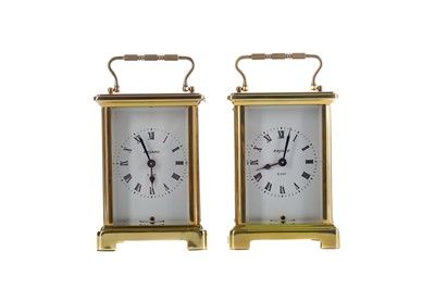 Lot 1847 - AN EARLY 20TH CENTURY CARRIAGE CLOCK AND ANOTHER
