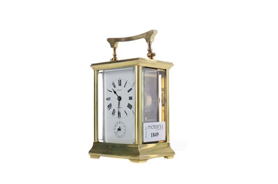 Lot 1849 - AN EARLY 20TH CENTURY CARRIAGE CLOCK
