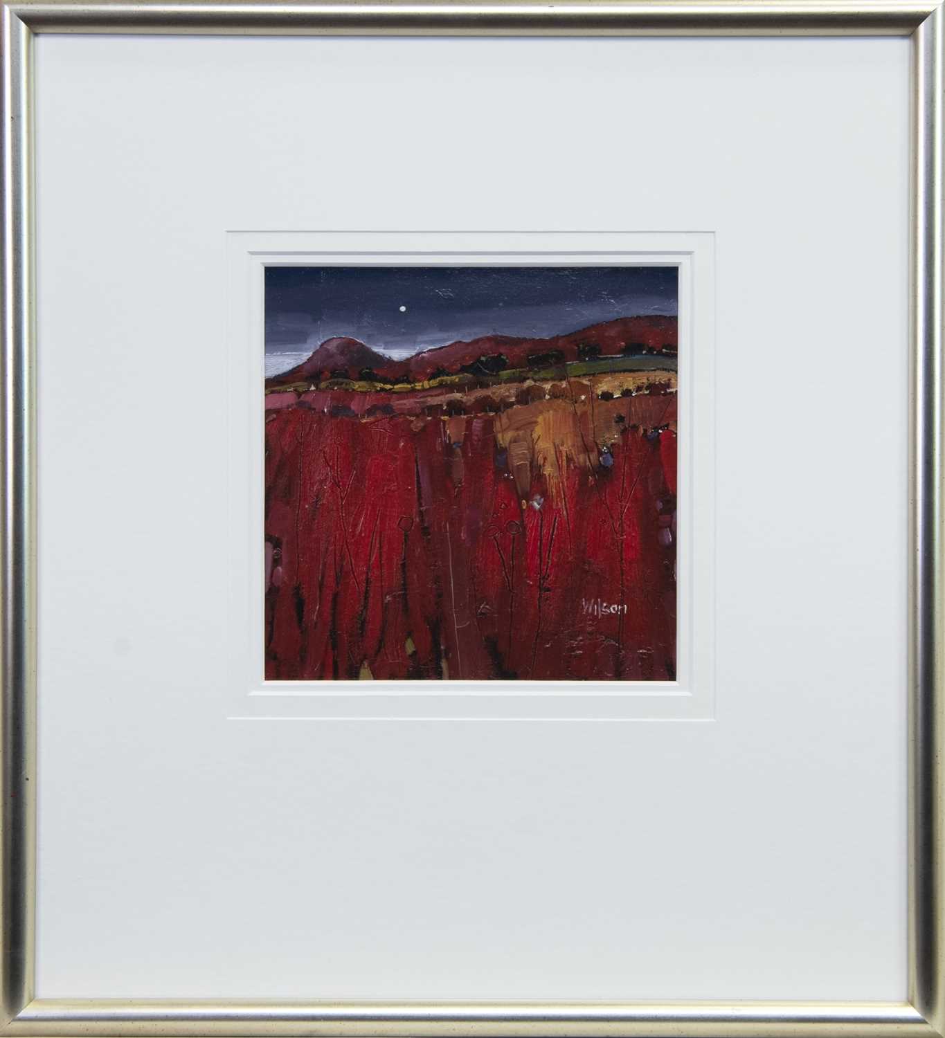 Lot 521 - BIG RED, AN OIL BY GORDON WILSON