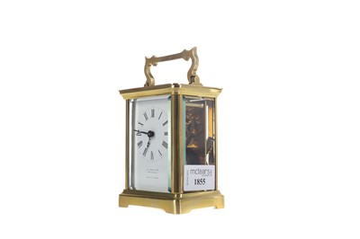 Lot 1855 - AN EARLY 20TH CENTURY CARRIAGE CLOCK