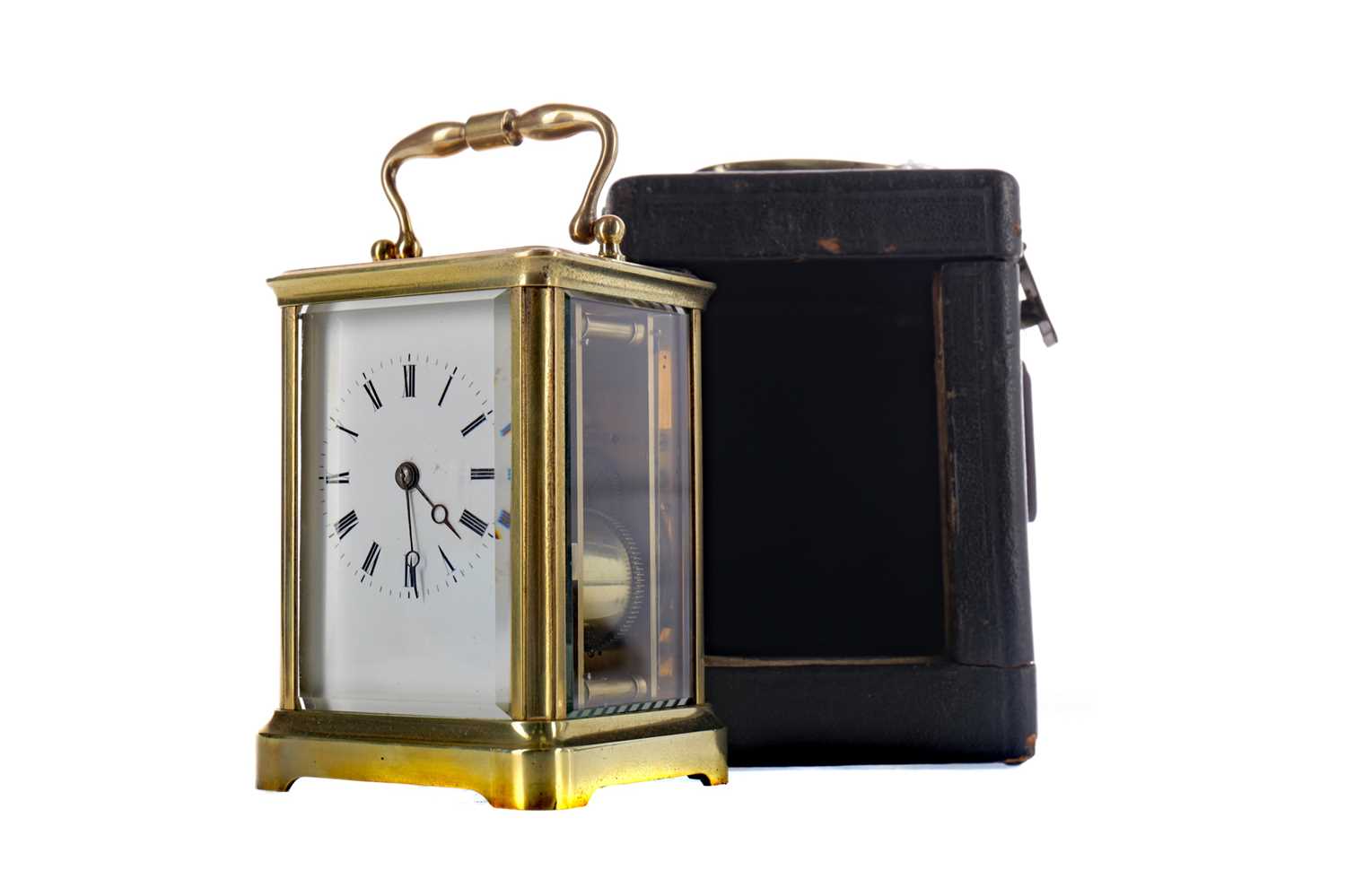 Lot 1869 - AN EARLY 20TH CENTURY CARRIAGE CLOCK