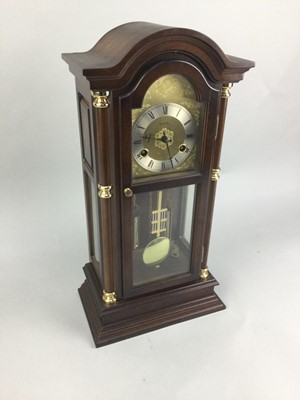 Lot 364 - A LATE 19TH CENTURY OAK CLOCK CASE AND TWO OTHER CLOCKS