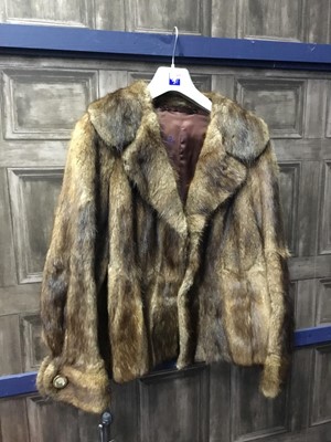 Lot 410 - A LOT OF THREE VINTAGE FUR COATS