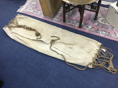 Lot 435 - A VINTAGE HAMMOCK