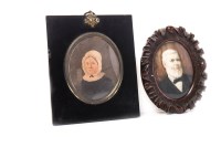 Lot 1241 - PORTRAIT MINIATURE OF SIR JAMES RITCHIE, LORD...